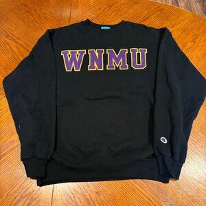 Vintage size medium black college champion crewneck pullover sweater